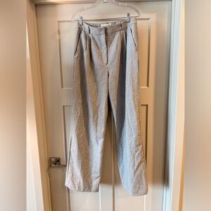 Abercrombie & Fitch Cream Wide Leg Pants